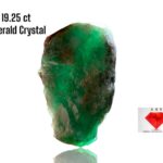 19.25ct Swat Emerald Crystal – Impressive 22x13x8mm Raw Gemstone from Pakistan