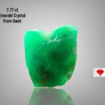 Nature’s Green Treasure: 7.77ct Emerald Crystal from Swat Valley