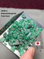 Unearthing Natural Brilliance: 49.96ct Swat Emerald Rough
