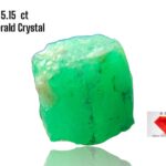 Vibrant 5.15ct Swat Emerald Crystal – Compact Power in a 8x8x7mm Form