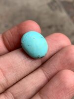 Elegant 11.35ct Afghan Turquoise Cabochon – Natural Gemstone Treasure - Image 4