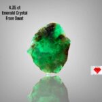 Magnificent 4.35ct Emerald Crystal from Swat Valley, Pakistan