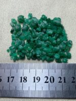 65.55 Carat Swat Emerald Rough Lot: Compact, Deep Crystals with Strong Presence - Image 11