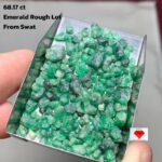 Spotlight on a 68.17ct Swat Emerald Rough: Untouched Beauty in Its Purest Form
