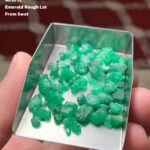 Natural 46.10 Ct Swat Emerald Rough Lot – Compact & High-Depth Crystal