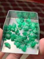 Natural 46.10 Ct Swat Emerald Rough Lot – Compact & High-Depth Crystal - Image 5