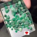 A Striking 49.95-Carat Emerald Rough Lot from Swat Valley