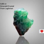Majestic 6.90ct Emerald Crystal from Laghman, Afghanistan