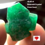 42.45 Carat Emerald Crystal from Swat: A Monumental Gem of Nature