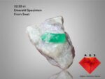32.33-Carat Swat Emerald Specimen: A Balanced Crystal With Natural Strength