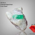 32.33-Carat Swat Emerald Specimen: A Balanced Crystal With Natural Strength