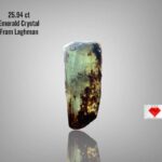 25.94ct Laghman Emerald Crystal: A Monumental Gem from Afghanistan’s Emerald Belt