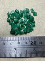 40.15 Ct Swat Emerald Rough Lot – Elongated Form with Strong Depth - Image 13