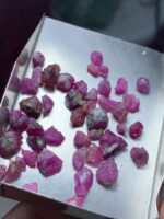 36.80ct Afghan Ruby Rough Lot – Compact Crystals with Rich Natural Color - Image 3