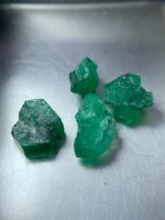 15.370ct Swat Emerald Rough Lot – Natural Green Crystals (15.33 x 9.06 x 5.47mm) - Image 5