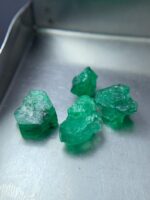 15.370ct Swat Emerald Rough Lot – Natural Green Crystals (15.33 x 9.06 x 5.47mm) - Image 6