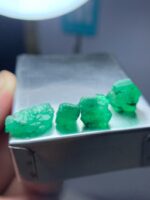 15.370ct Swat Emerald Rough Lot – Natural Green Crystals (15.33 x 9.06 x 5.47mm) - Image 9