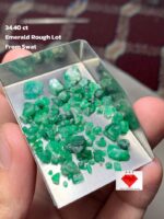 34.40ct Swat Emerald Rough Lot – A Gem Born of the Mountains