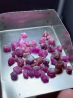 36.80ct Afghan Ruby Rough Lot – Compact Crystals with Rich Natural Color - Image 6