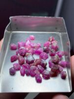 36.80ct Afghan Ruby Rough Lot – Compact Crystals with Rich Natural Color - Image 7