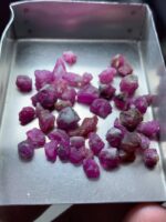 36.80ct Afghan Ruby Rough Lot – Compact Crystals with Rich Natural Color - Image 9