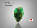 Radiant 4.50ct Emerald Crystal from Laghman, Afghanistan