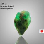 Radiant 4.50ct Emerald Crystal from Laghman, Afghanistan