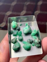 A Majestic 53.90-Carat Emerald Rough Lot from Swat Valley - Image 7