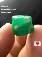 11.90 ct Swat Emerald Crystal – A Magnificent Gem from Pakistan