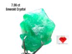 Radiant Beauty in Green: 7.06ct Emerald Crystal from Swat