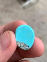 Afghan Turquoise in Its Finest Form: 16.89ct Cabochon Showcase - Image 5