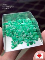 A Closer Look at a 46.89ct Rough Emerald Lot from Swat