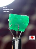 4.20 ct Swat Emerald Crystal – A Gem from Pakistan’s Emerald Valley