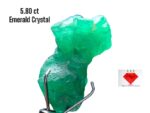 Swat Emerald Crystal: 5.80ct Natural Gemstone (15x9x8mm)