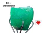 5.20ct Emerald Crystal from Swat (8x9x8mm): A Bold Natural Treasure from Pakistan