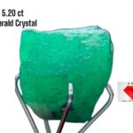 5.20ct Emerald Crystal from Swat (8x9x8mm): A Bold Natural Treasure from Pakistan