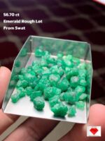 Dense and Elegant: 56.70ct Swat Emerald Rough