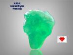 6.30 Ct Emerald Crystal from Swat Valley – Natural Untreated Green Gem (12.66 × 9.15 × 8.18 mm)