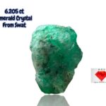 6.205ct Emerald Crystal from Swat – Impressive 14.38 x 11.53 x 5.66mm Natural Formation