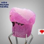 6.635ct African Ruby Crystal – Bold Natural Beauty in Vivid Red