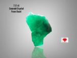 A Rare Gem from the Heart of Swat: 7.17ct Emerald Crystal Unveiled