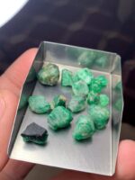 52.05 Carat Swat Valley Emerald Rough Lot - Image 11