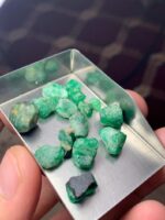 52.05 Carat Swat Valley Emerald Rough Lot - Image 13