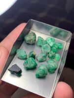 52.05 Carat Swat Valley Emerald Rough Lot - Image 3