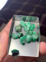 52.05 Carat Swat Valley Emerald Rough Lot - Image 4