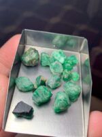 52.05 Carat Swat Valley Emerald Rough Lot - Image 8
