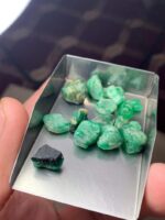52.05 Carat Swat Valley Emerald Rough Lot - Image 10