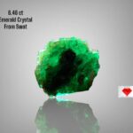 6.46 ct Swat Emerald Crystal – Raw Gemstone, Pakistan Origin