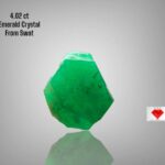 4.02ct Swat Emerald Crystal: Small in Size, Big in Beauty