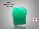 5.80 ct Natural Swat Emerald Crystal – A 10.93 × 8.48 × 6.05 mm Rare Green Treasure
